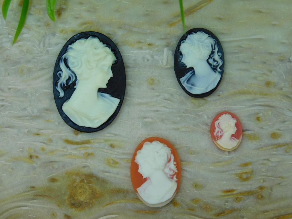 CAMEO CABOCHONS ROCK STONE LAPIDARY SPECIMEN: CAMEO CABOCHONS ROCK STONE LAPIDARY SPECIMEN