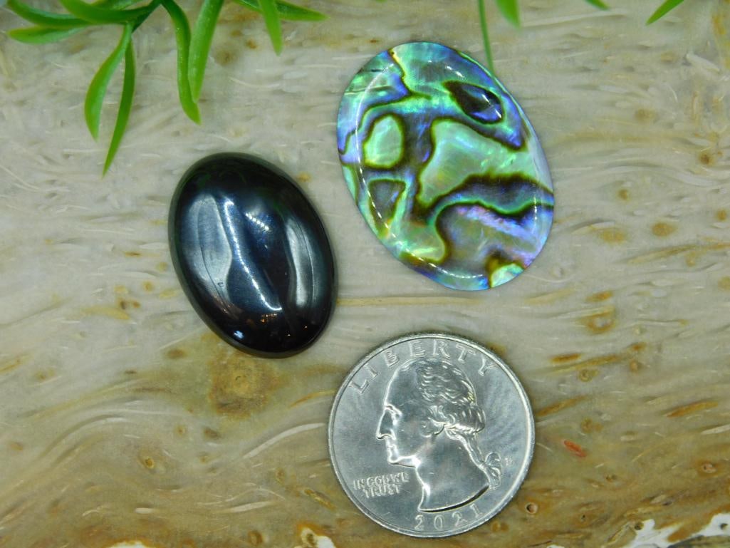 CABOCHONS ROCK STONE LAPIDARY SPECIMEN - 3