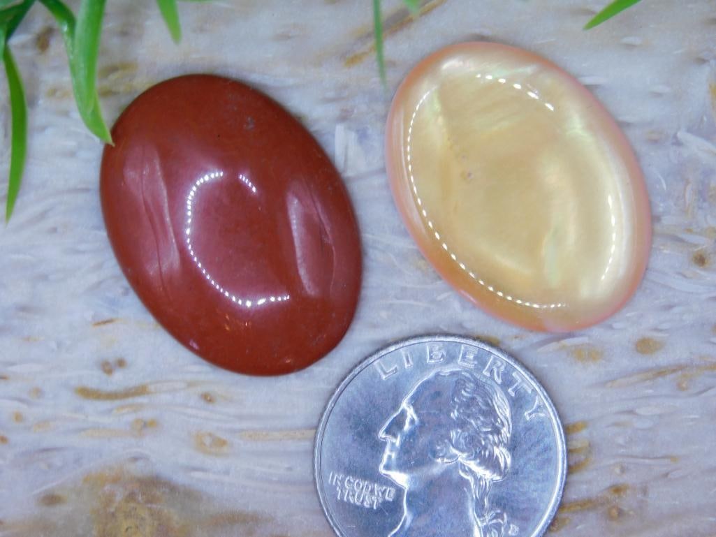 CABOCHONS ROCK STONE LAPIDARY SPECIMEN - 3