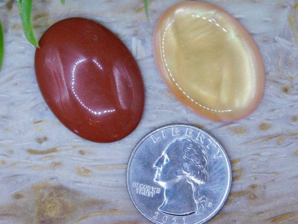 CABOCHONS ROCK STONE LAPIDARY SPECIMEN - 4