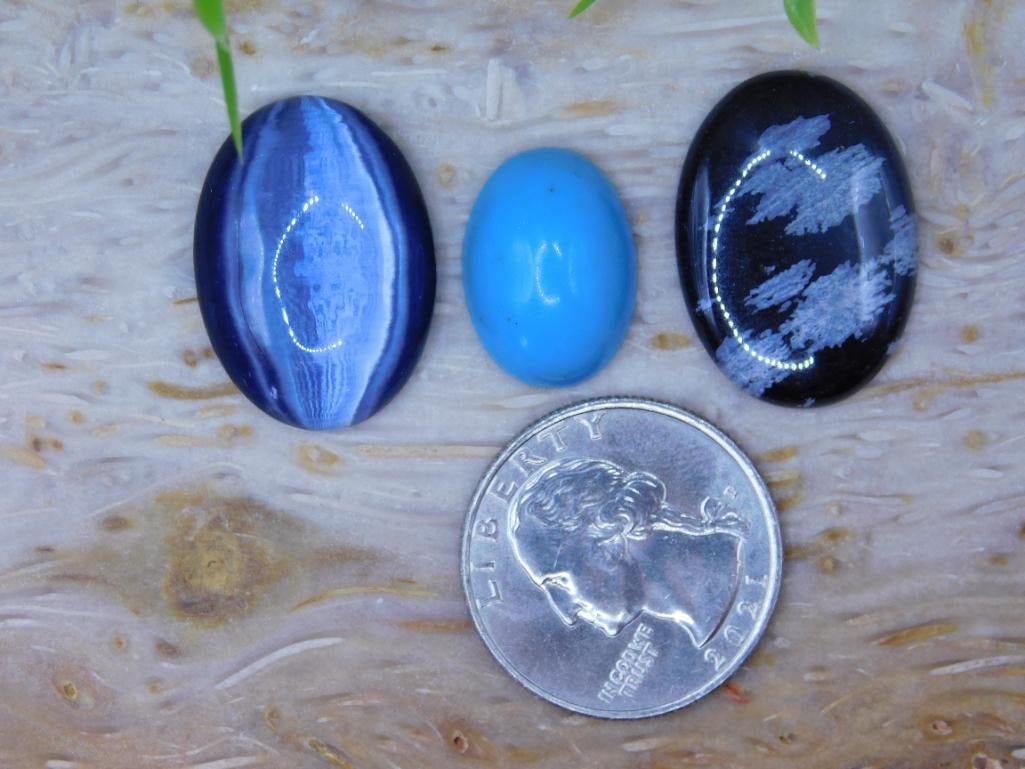 CABOCHONS ROCK STONE LAPIDARY SPECIMEN - 2