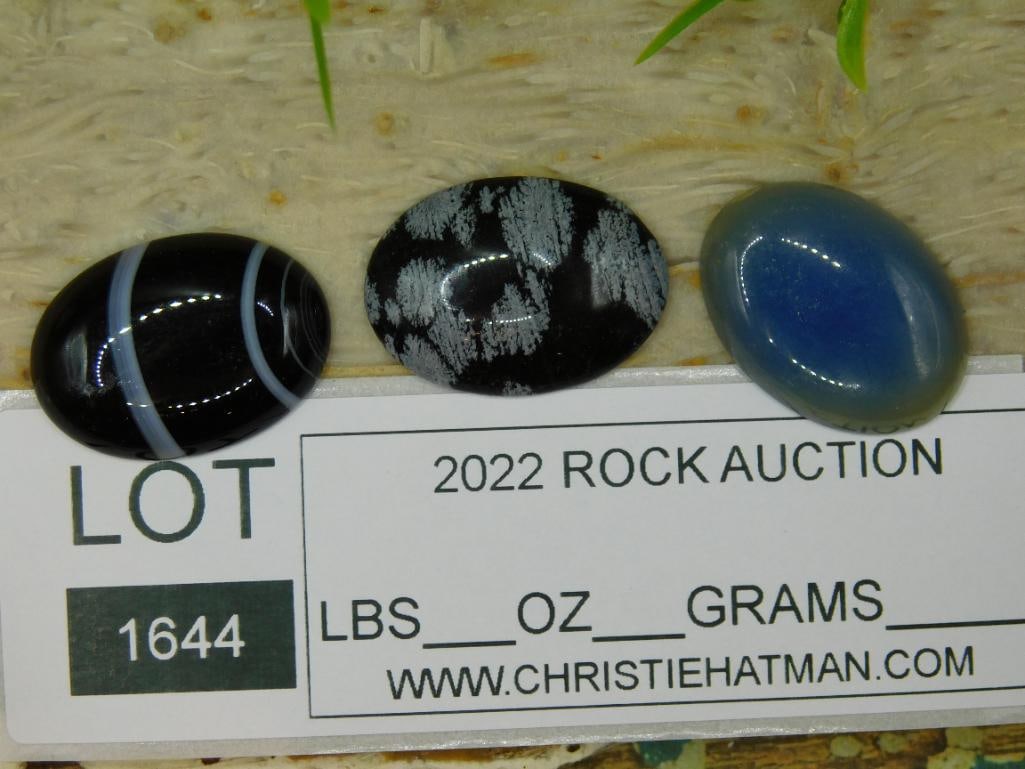 CABOCHONS ROCK STONE LAPIDARY SPECIMEN - 4