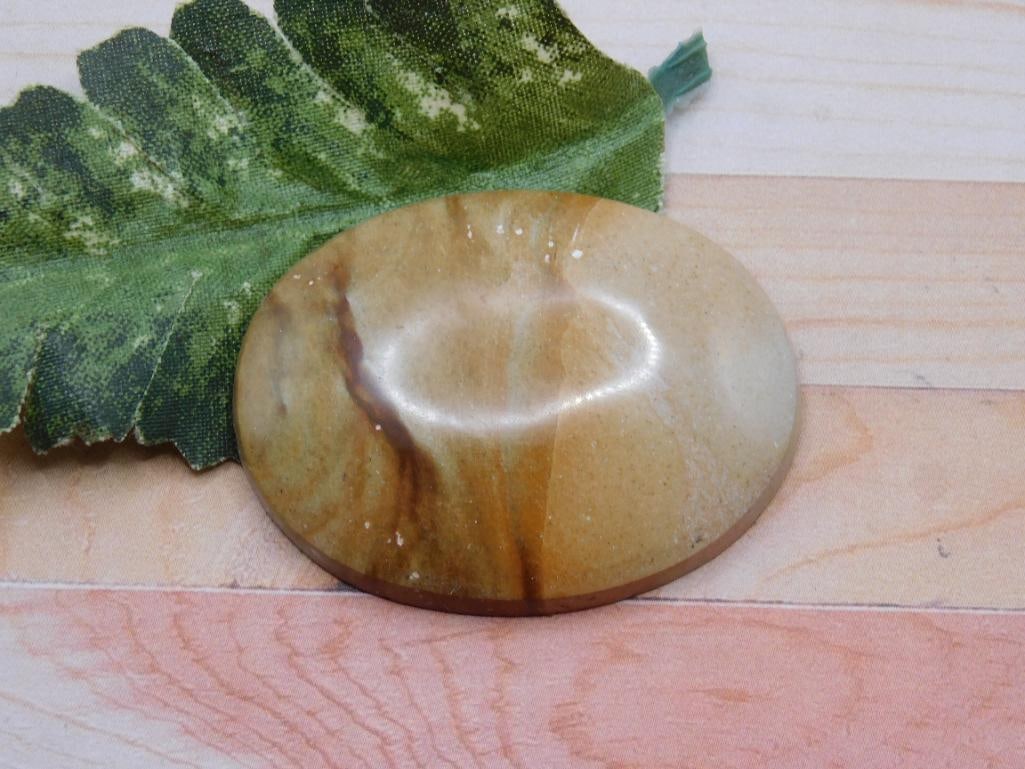 JASPER CABOCHON ROCK STONE LAPIDARY SPECIMEN: JASPER CABOCHON ROCK STONE LAPIDARY SPECIMEN