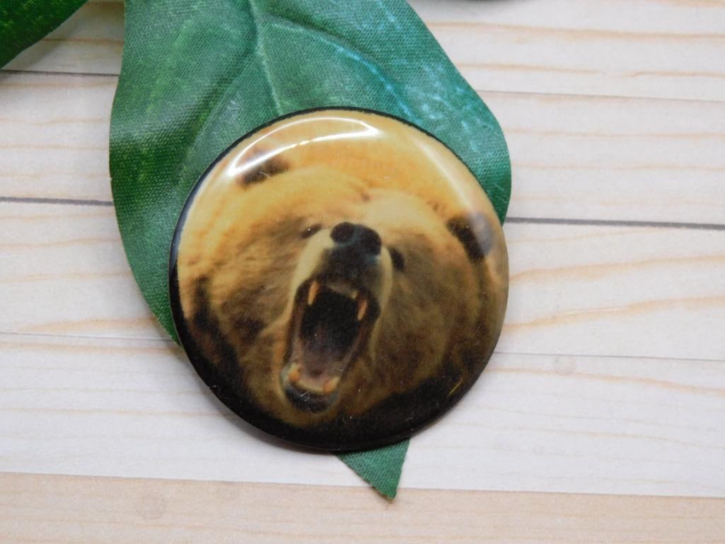 BEAR CABOCHON ROCK STONE LAPIDARY SPECIMEN: BEAR CABOCHON ROCK STONE LAPIDARY SPECIMEN