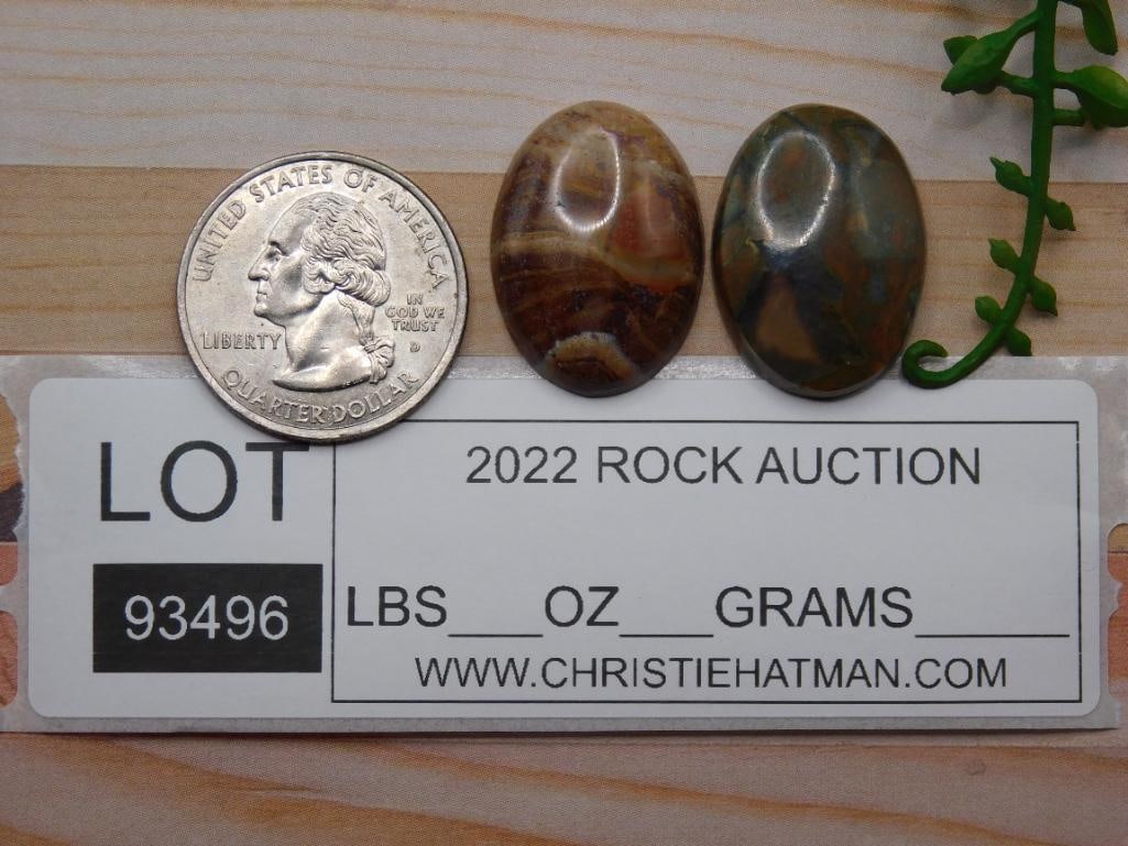 CABOCHONS ROCK STONE LAPIDARY SPECIMEN - 2