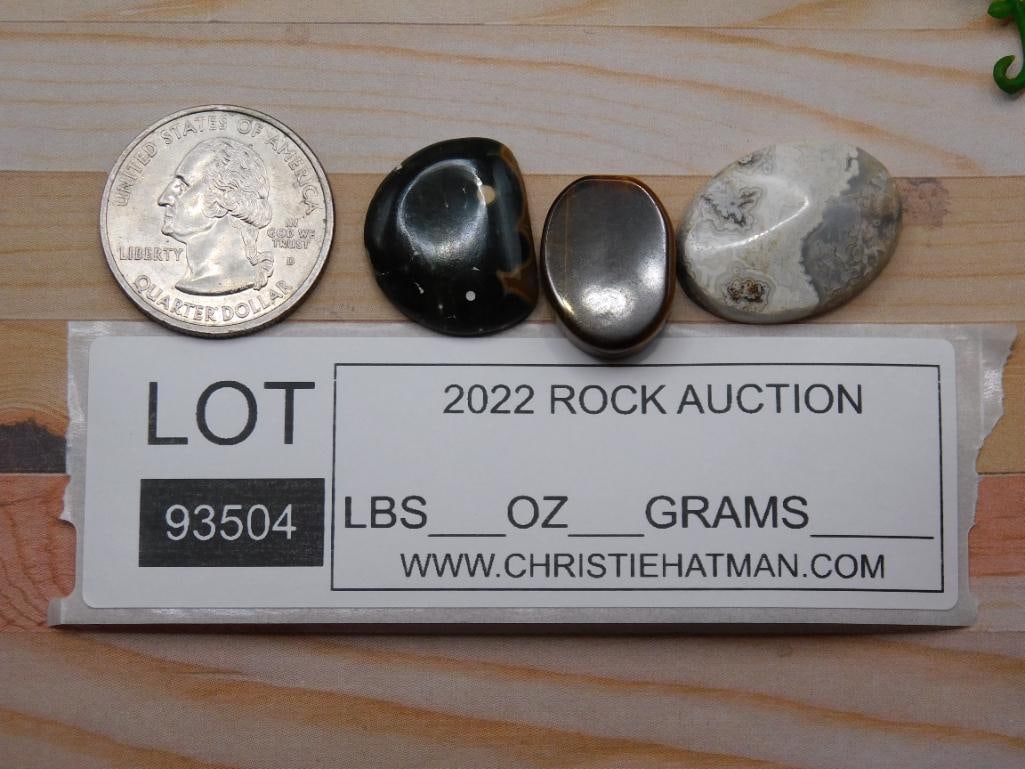 CABOCHONS ROCK STONE LAPIDARY SPECIMEN - 2