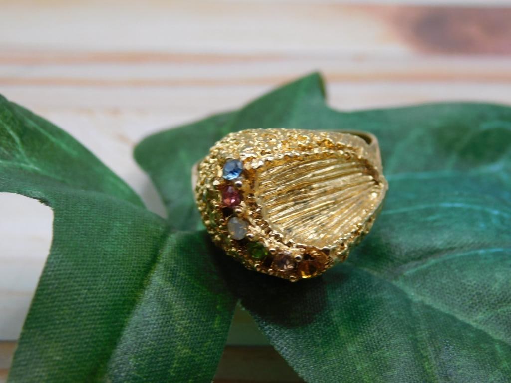 GENUINE STONE RING ROCK STONE LAPIDARY SPECIMEN: GENUINE STONE RING ROCK STONE LAPIDARY SPECIMEN