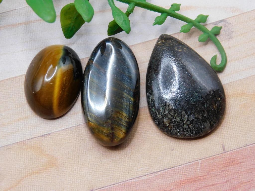 CABOCHONS ROCK STONE LAPIDARY SPECIMEN (1 of 2)