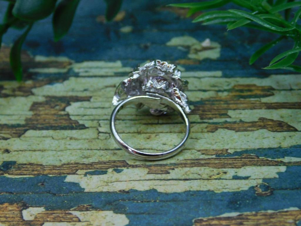 FLOWER RING ROCK STONE LAPIDARY SPECIMEN - 3