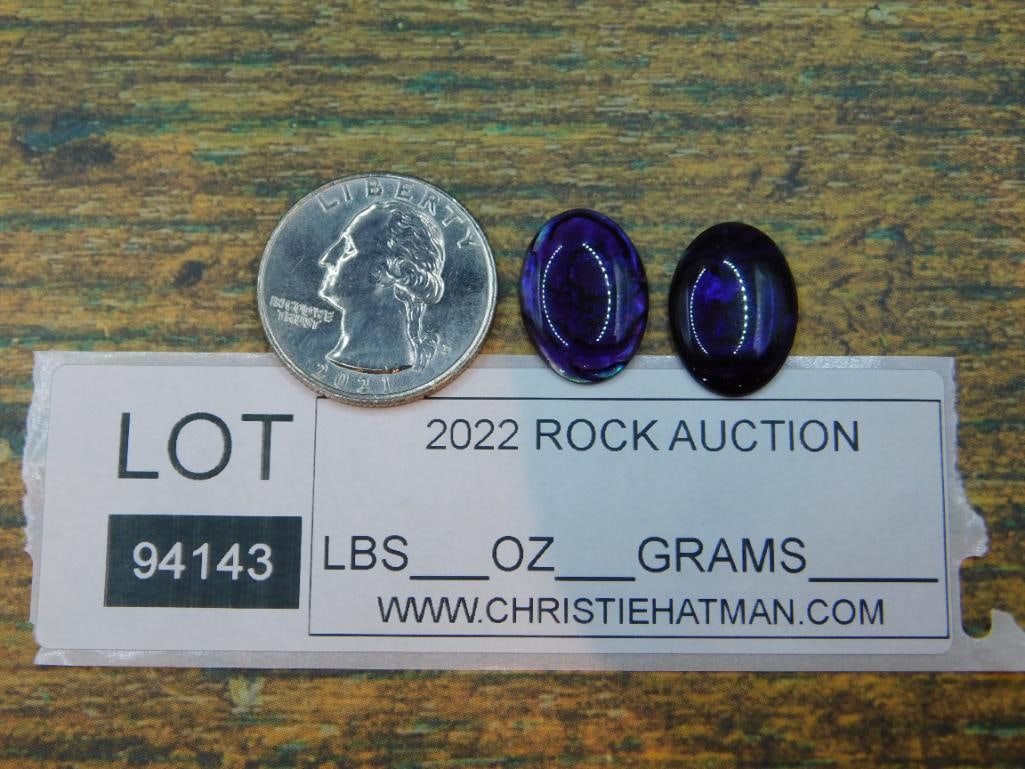 ABALONE CABOCHONS ROCK STONE LAPIDARY SPECIMEN - 3