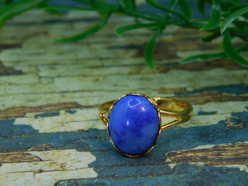 SODALITE RING ROCK STONE LAPIDARY SPECIMEN: SODALITE RING ROCK STONE LAPIDARY SPECIMEN