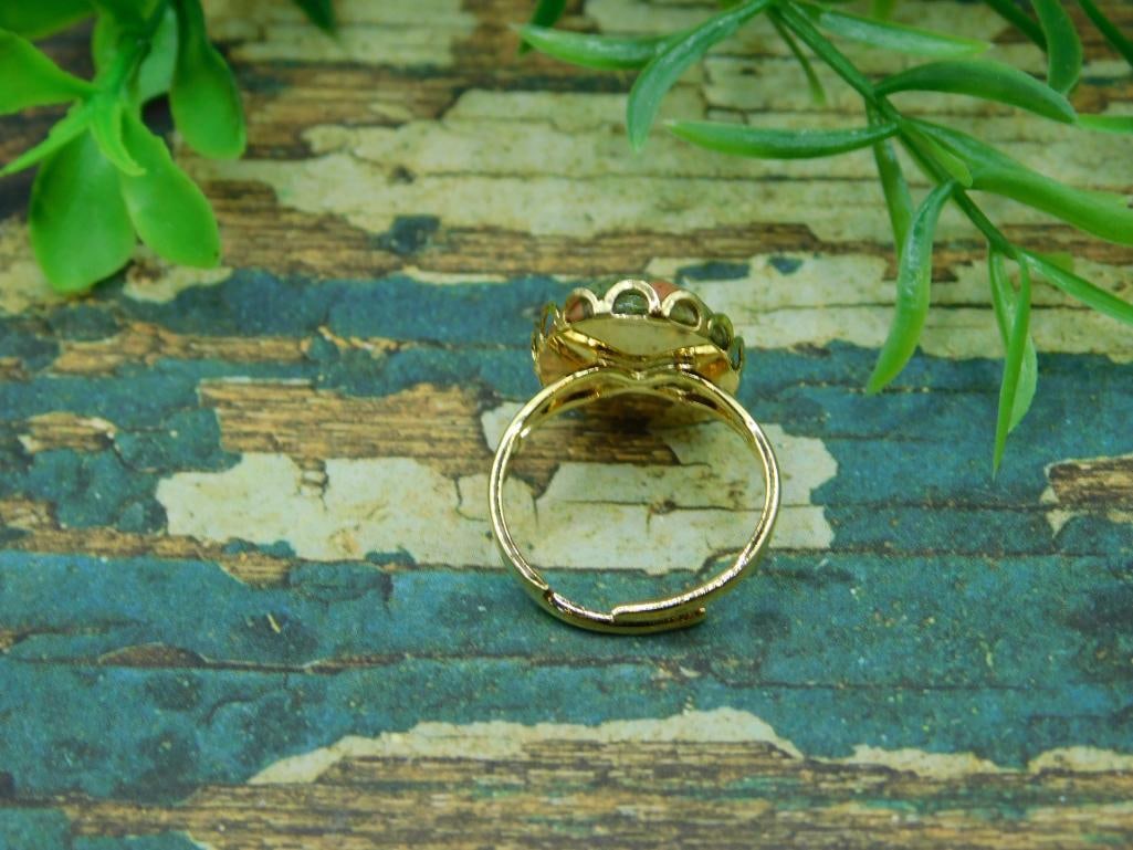 UNAKITE RING ROCK STONE LAPIDARY SPECIMEN - 3