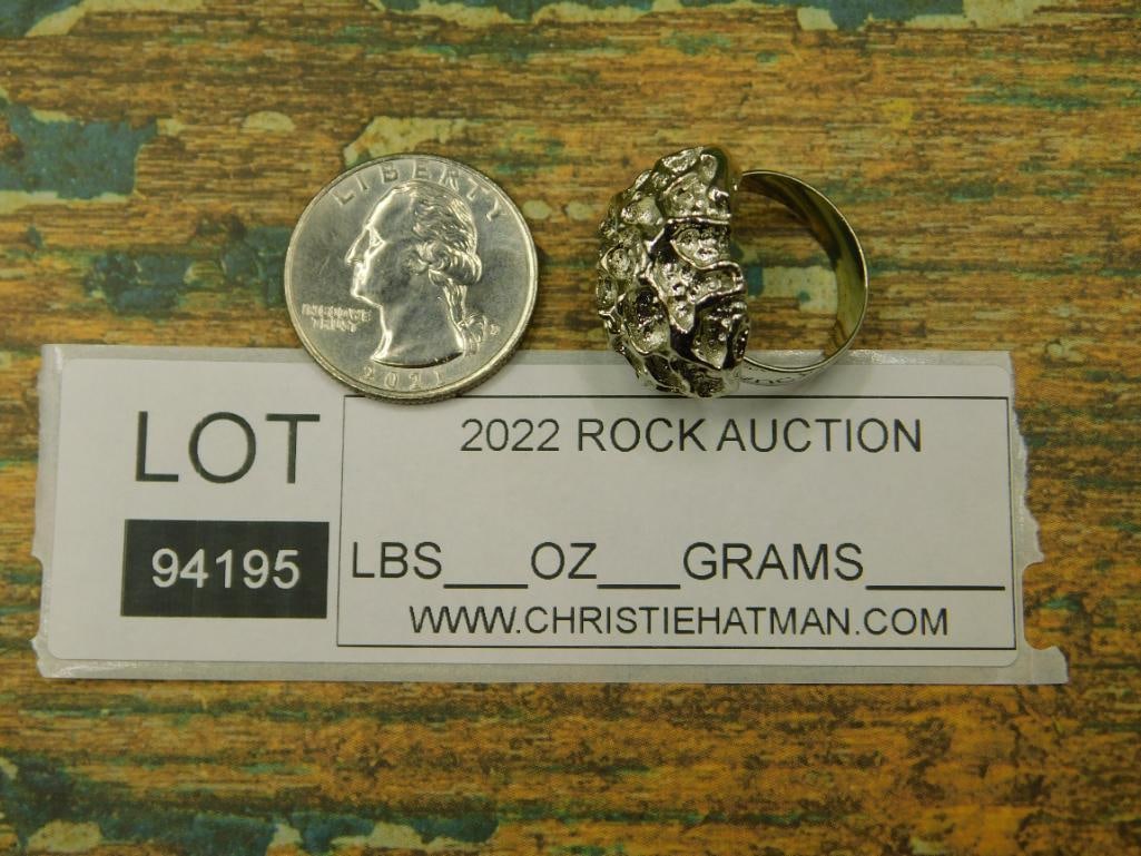 RING ROCK STONE LAPIDARY SPECIMEN - 4