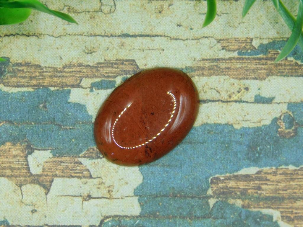 RED JASPER CABOCHON ROCK STONE LAPIDARY SPECIMEN (1 of 2)