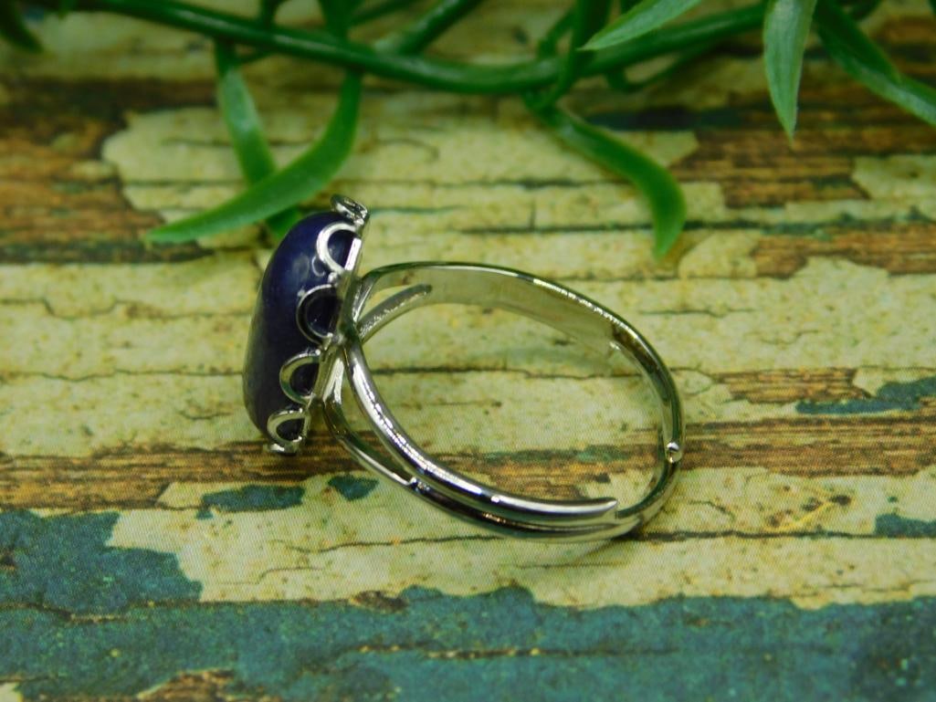 LAPIS LAZULI RING ROCK STONE LAPIDARY SPECIMEN - 2