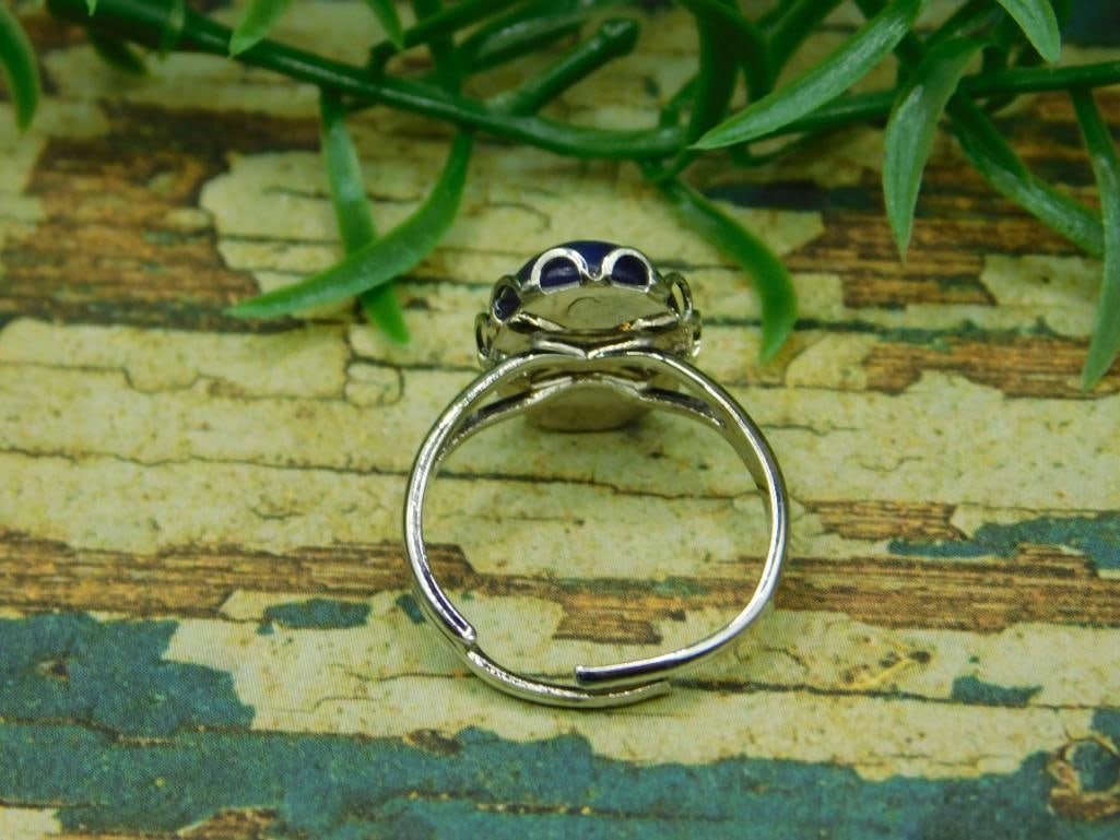 LAPIS LAZULI RING ROCK STONE LAPIDARY SPECIMEN - 3