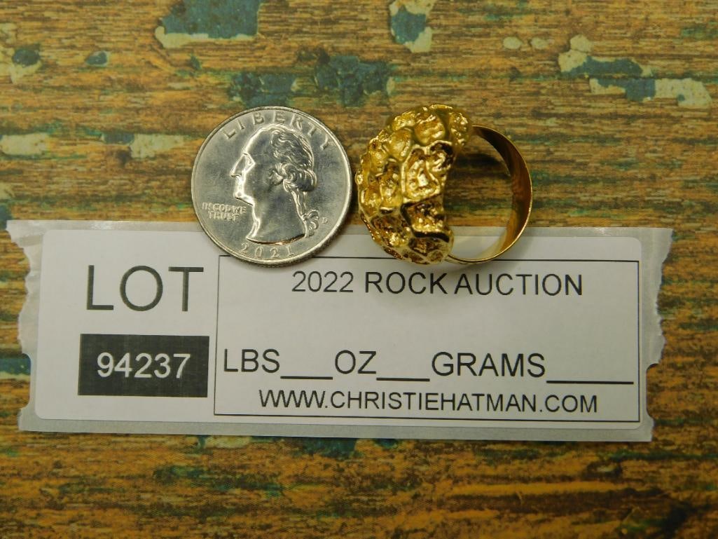 RING ROCK STONE LAPIDARY SPECIMEN - 4