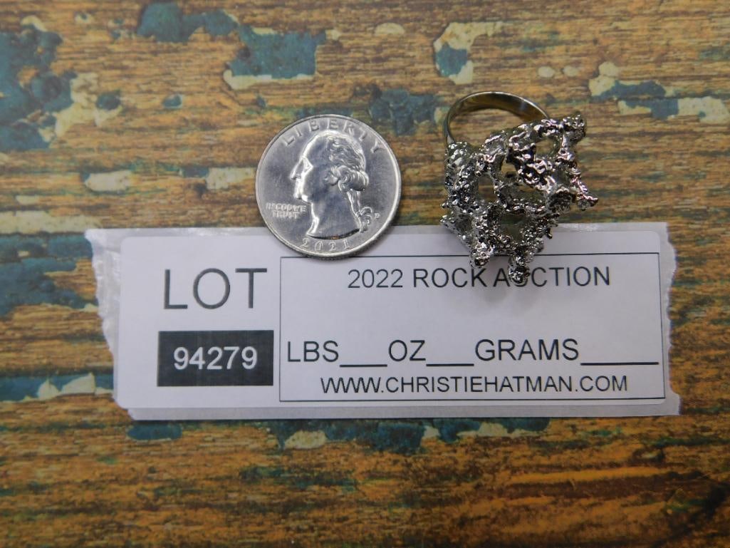 RING ROCK STONE LAPIDARY SPECIMEN - 4