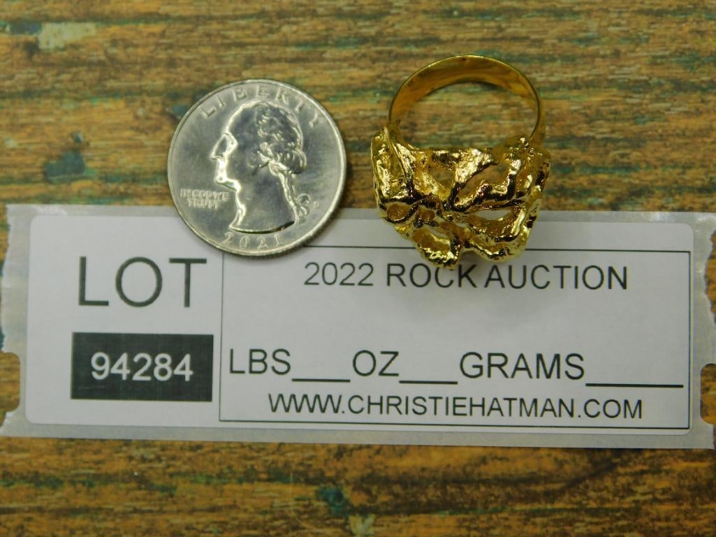 RING ROCK STONE LAPIDARY SPECIMEN - 4