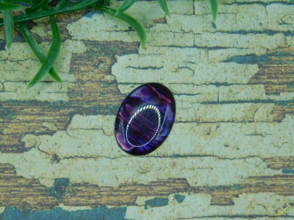 ABALONE CABOCHON ROCK STONE LAPIDARY SPECIMEN: ABALONE CABOCHON ROCK STONE LAPIDARY SPECIMEN