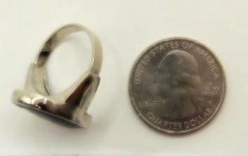 ABALONE STONE RING ROCK STONE LAPIDARY SPECIMEN - 2