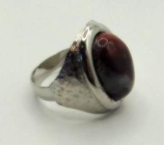 MAHOGANY TIGERS EYE RING ROCK STONE LAPIDARY SPECIMEN: MAHOGANY TIGERS EYE RING ROCK STONE LAPIDARY SPECIMEN
