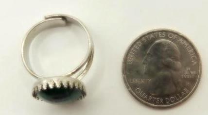 MALACHITE RING ROCK STONE LAPIDARY SPECIMEN - 2