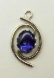 ABALONE STONE PENDANT ROCK STONE LAPIDARY SPECIMEN: ABALONE STONE PENDANT ROCK STONE LAPIDARY SPECIMEN