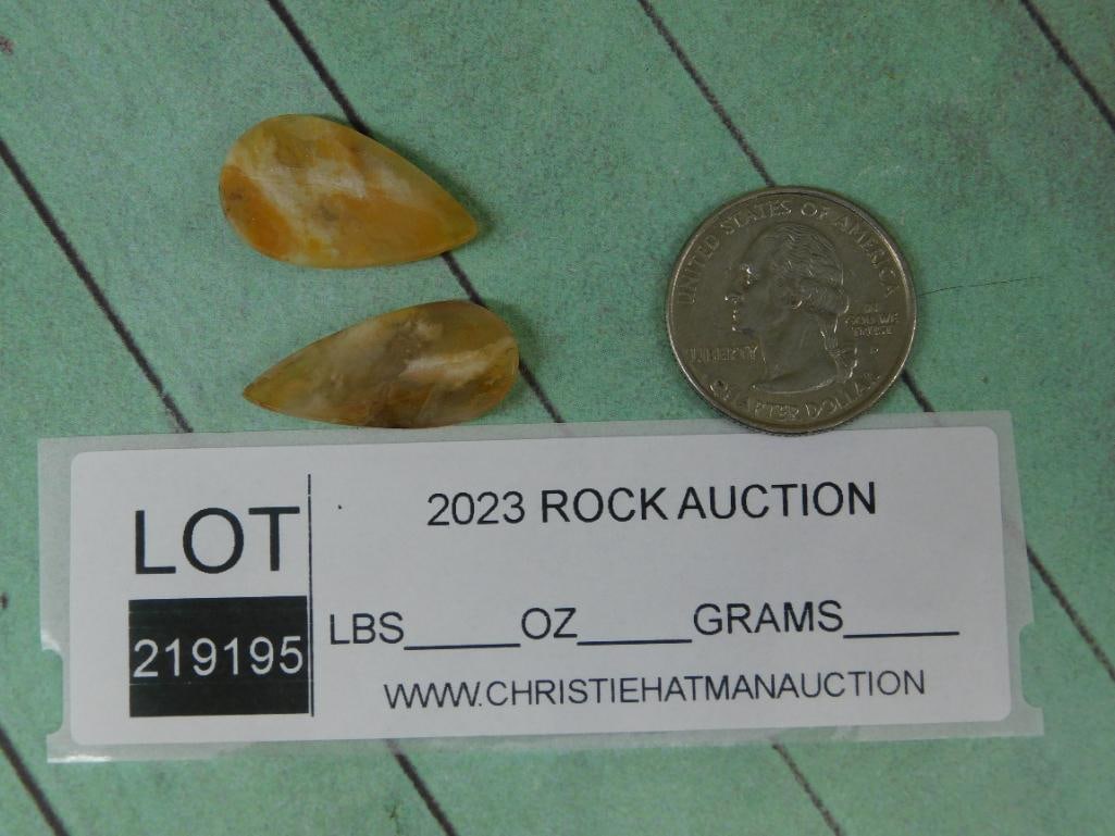 CABOCHON ROCK STONE LAPIDARY SPECIMEN - 2