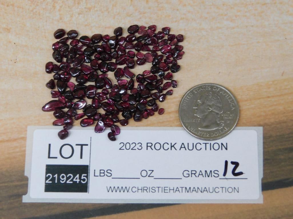 GARNET ROCK STONE LAPIDARY SPECIMEN - 2