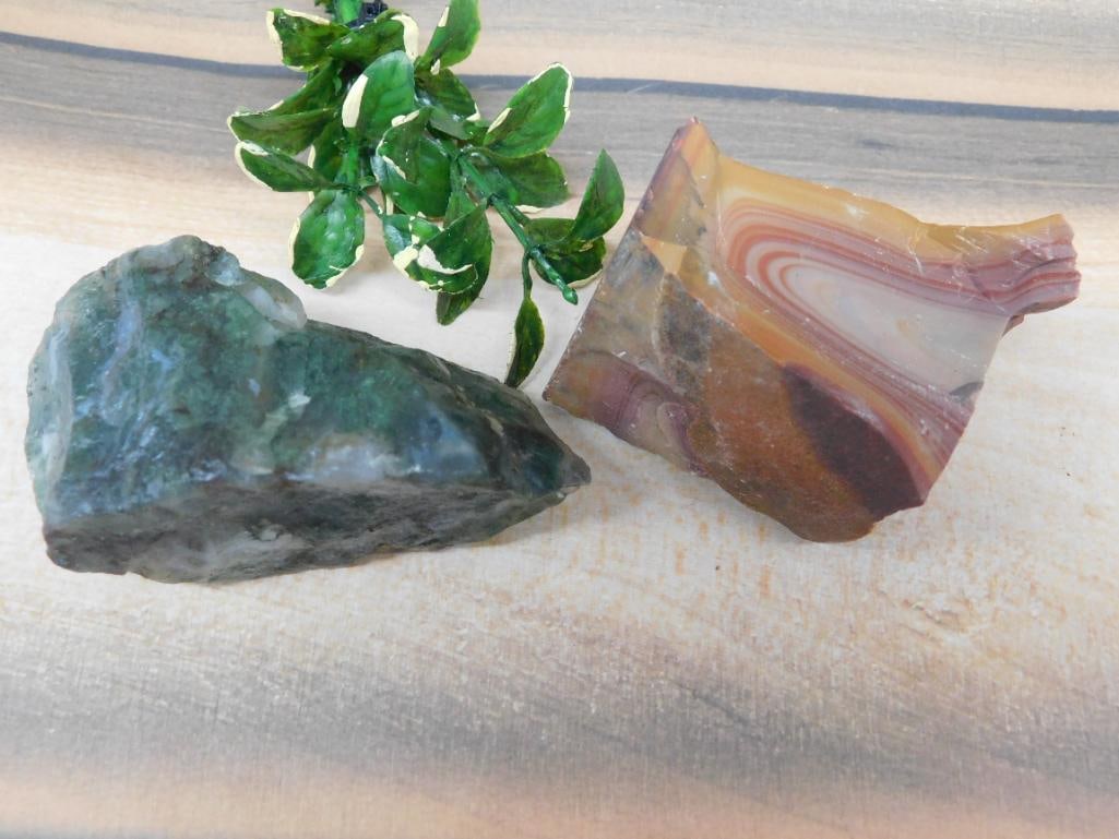 MIXED LOT ROCK STONE LAPIDARY SPECIMEN: MIXED LOT ROCK STONE LAPIDARY SPECIMEN