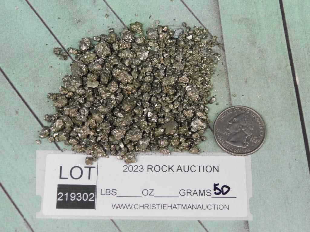 PYRITE ROCK STONE LAPIDARY SPECIMEN - 2