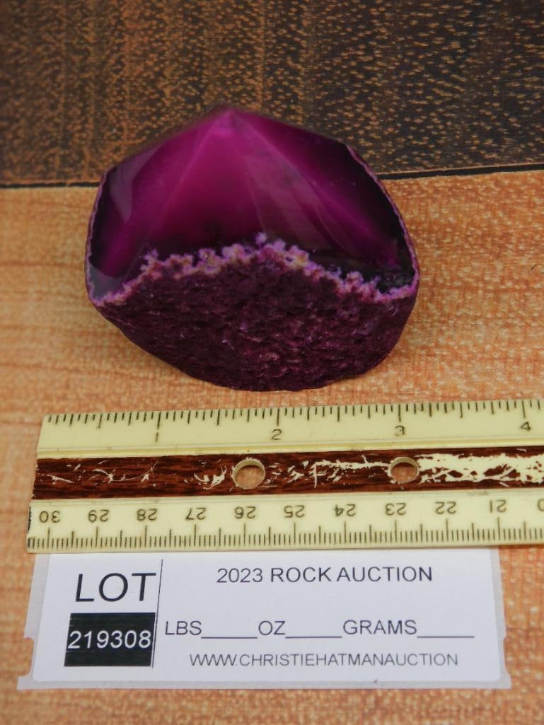 AGATE POINT ROCK STONE LAPIDARY SPECIMEN - 2