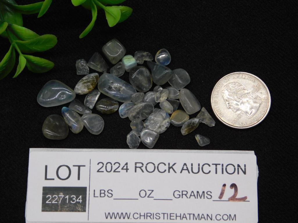 LABRADORITE ROCK STONE LAPIDARY SPECIMEN - 3