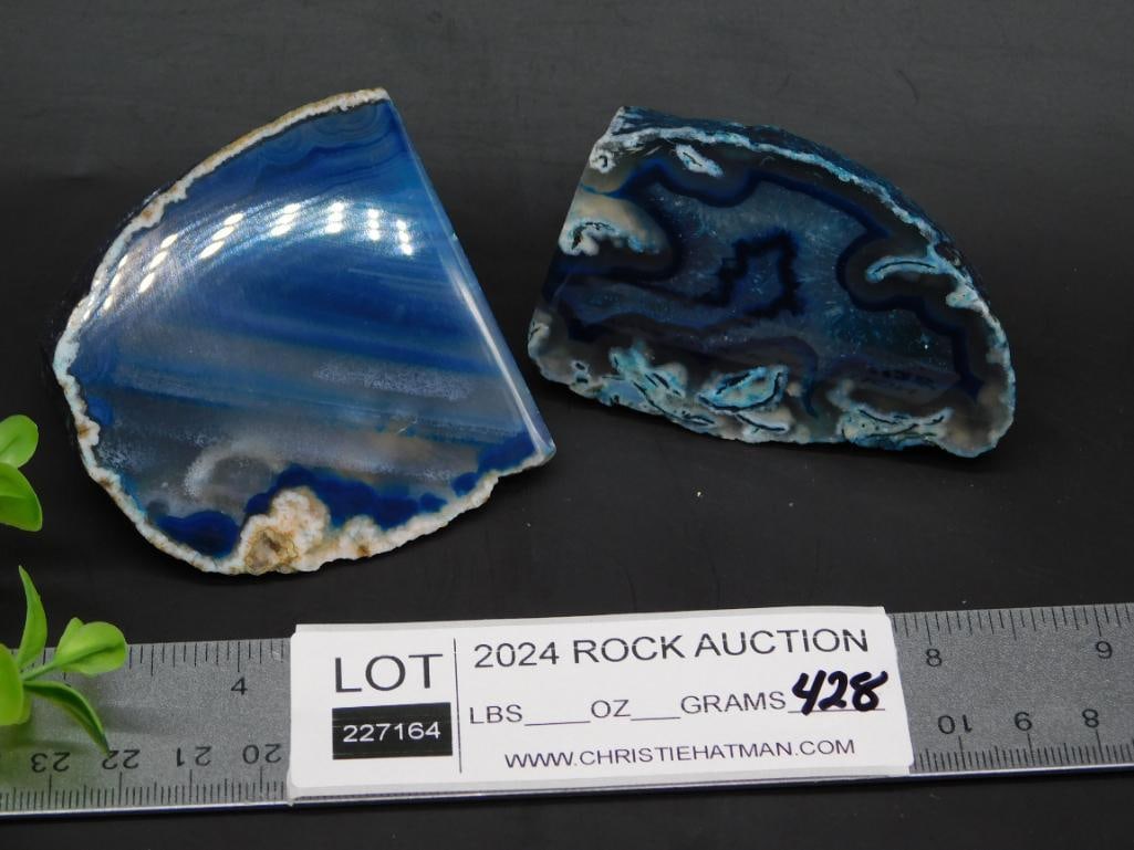 AGATES ROCK STONE LAPIDARY SPECIMEN - 3