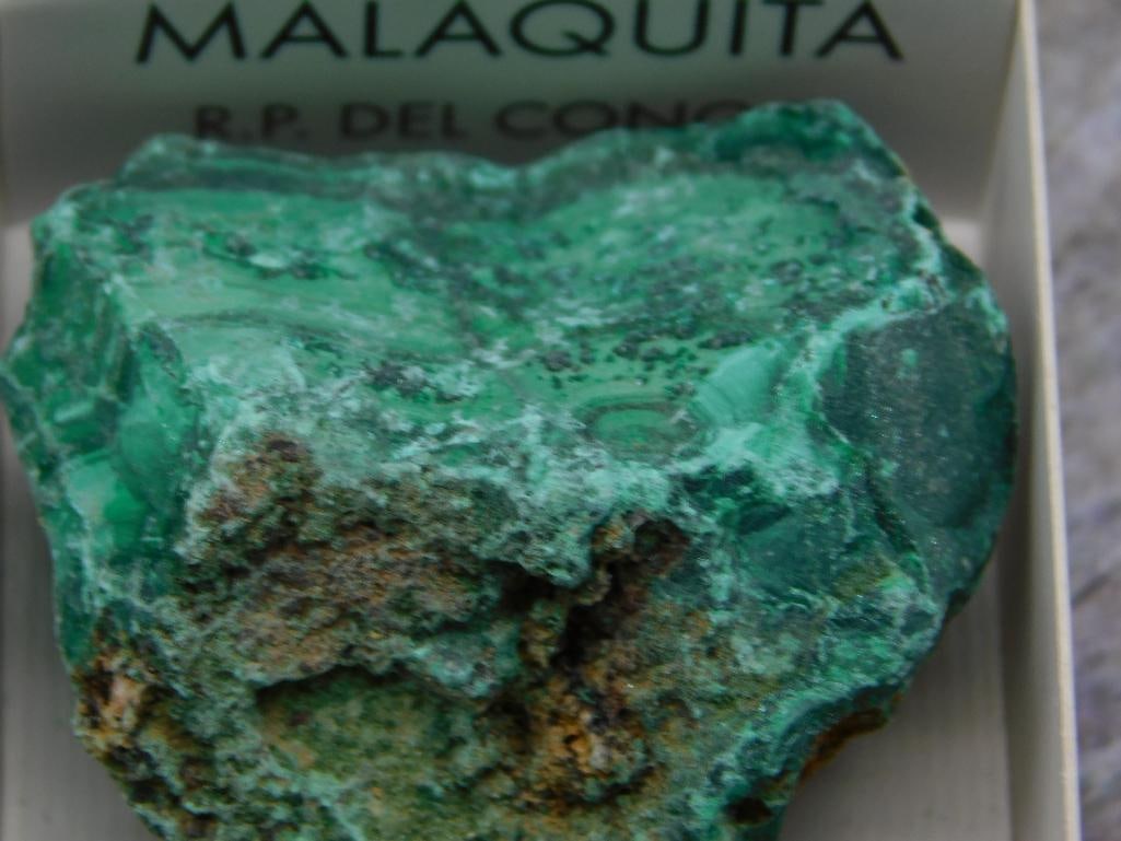 MALACHITE ROCK STONE LAPIDARY SPECIMEN - 2