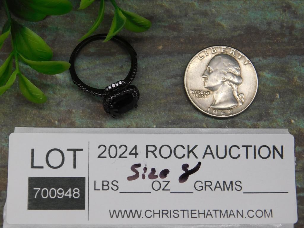 STONE RING ROCK STONE LAPIDARY SPECIMEN - 2