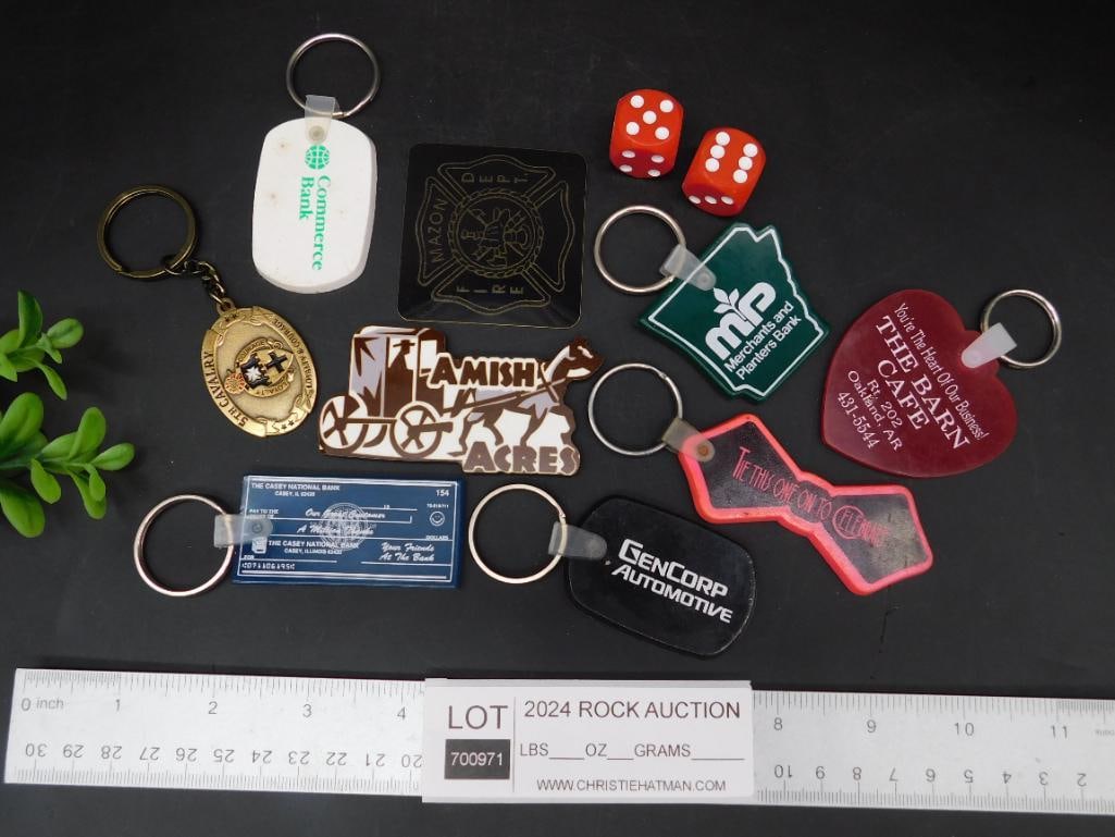 ASSORTED KEYCHAINS - 3