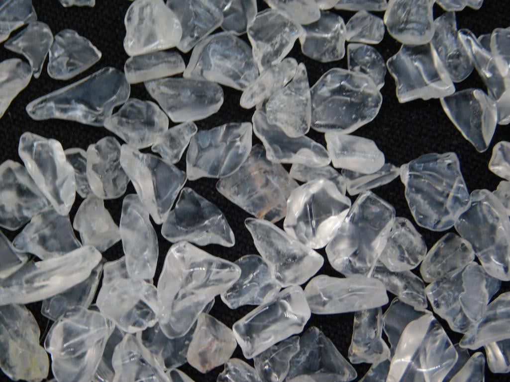 QUARTZ CHIPS ROCK STONE LAPIDARY SPECIMEN - 2