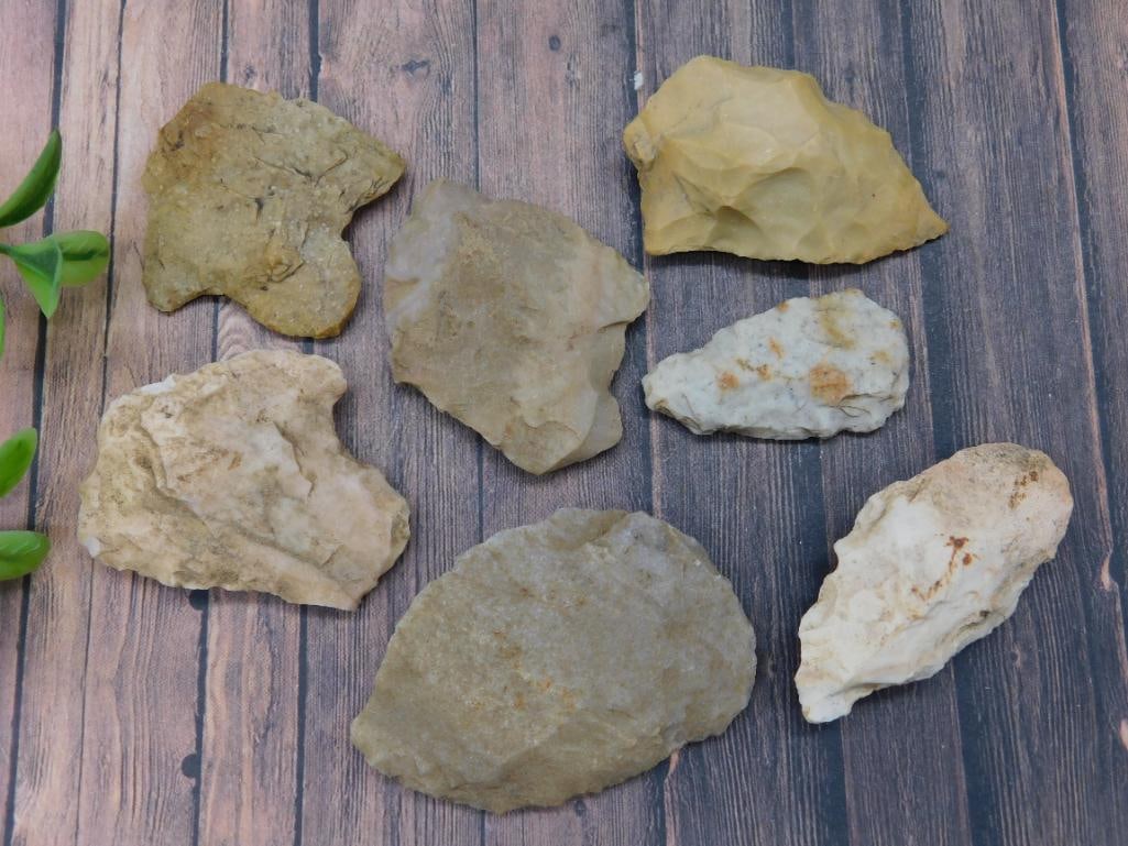 HAND KNAPPED ARTIFACT ROCK STONE LAPIDARY SPECIMEN: HAND KNAPPED ARTIFACT ROCK STONE LAPIDARY SPECIMEN