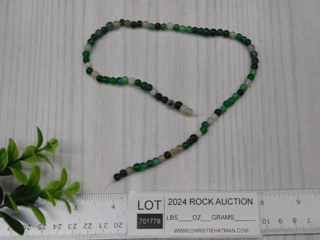 STONE BEADS ROCK STONE LAPIDARY SPECIMEN - 3