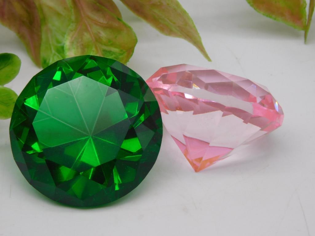 DISPLAY DIAMOND ROCK STONE LAPIDARY SPECIMEN - 2