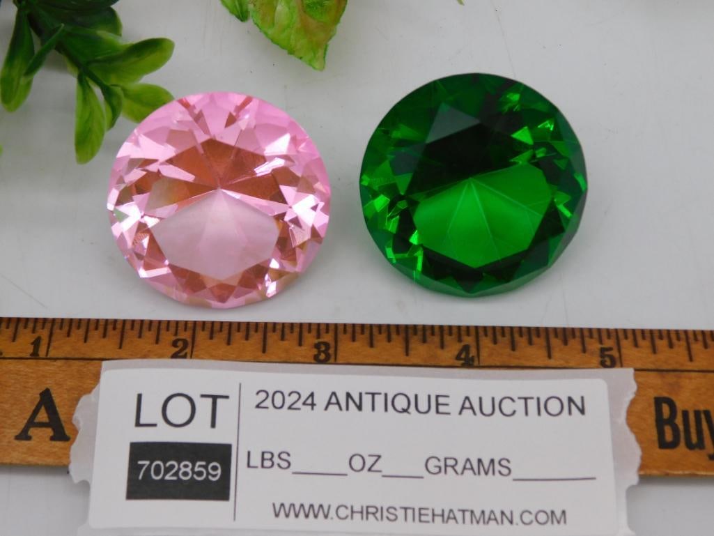 DISPLAY DIAMOND ROCK STONE LAPIDARY SPECIMEN - 4