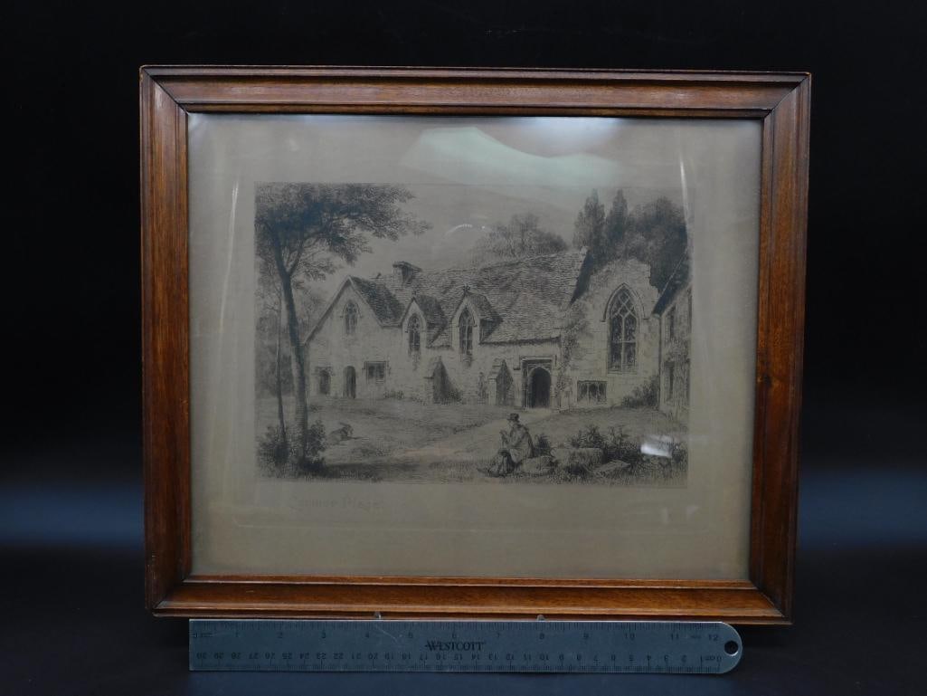 Framed Cumnor Place Print - 3