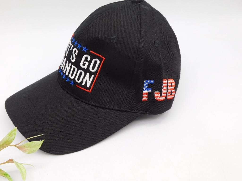 Black Let's Go Brandon Hat - 2