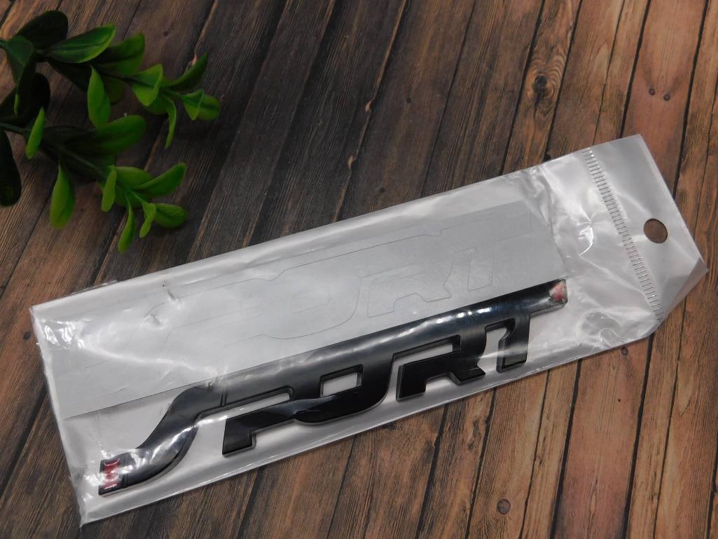 Black Sport Logo Emblem in Original Packaging: Black Sport Logo Emblem in Original Packaging