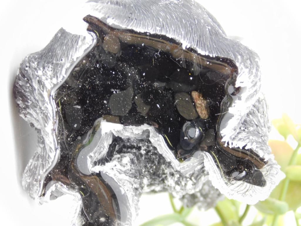 Stone Schnauzer Dog Figurine: Stone Schnauzer Dog Figurine