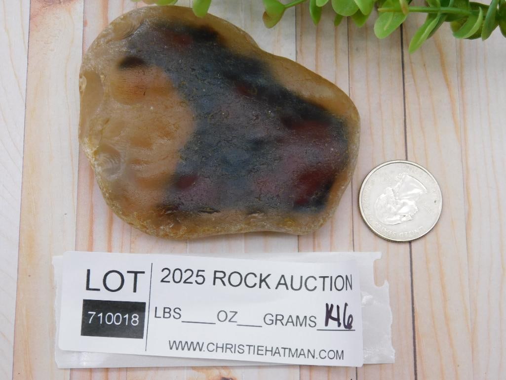 Multi-Toned Agate Stone Specimen - 3