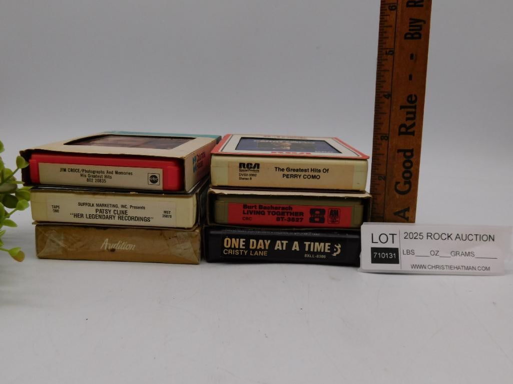 Six Vintage 8-Track Tapes - 3