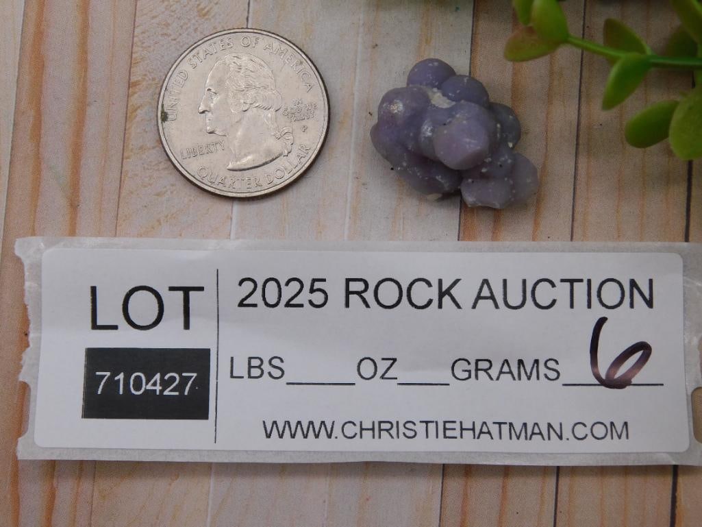 Grape Agate ROCK STONE LAPIDARY SPECIMEN - 2